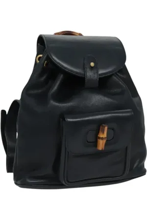 Gucci Pre-owned, Kobieta, Czarny, ONE SIZE, Skóra, Pre-owned Leather backpacks