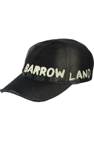 BARROW Akcesoria, Mężczyzna, Czarny, ONE SIZE, Zniszczony czapka baseballowa w czarnym kolorze