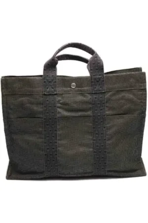 Hermès Pre-owned, Kobieta, Szary, ONE SIZE, Pre-owned Canvas handbags