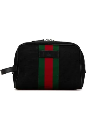 Gucci Pre-owned, Kobieta, Czarny, ONE SIZE, Skóra, Pre-owned Canvas clutches