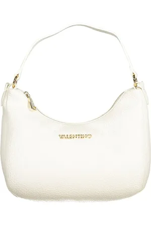 Valentino by Mario Valentino Torebki, Kobieta, Biały, ONE SIZE, Len, Biała Torba Damska z Polietylenu Styl Eco-Chic