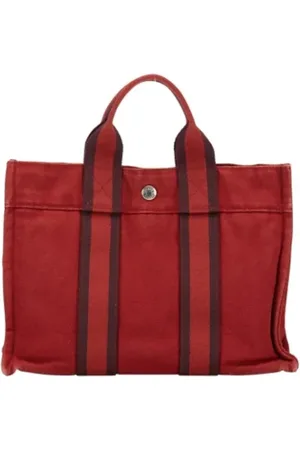 Hermès Pre-owned, Kobieta, Czerwony, ONE SIZE, Pre-owned Canvas handbags