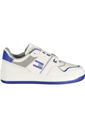 Tommy Hilfiger Buty, Mężczyzna, Biały, 46 EU, Poliester, Polyesterowe Sneakersy