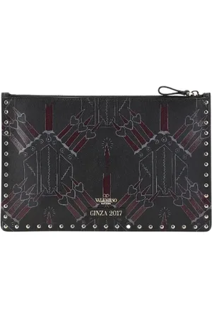 VALENTINO Pre-owned, Kobieta, Czarny, ONE SIZE, Skóra, Pre-owned Leather clutches