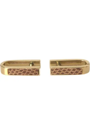 Dolce & Gabbana Akcesoria, Mężczyzna, Żółty, ONE SIZE, Zot Messing Logo Detale Woskie
