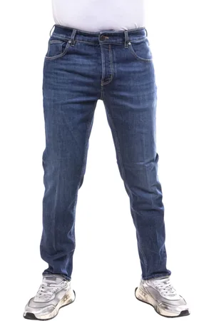 PT Torino Jeansy, Mężczyzna, Niebieski, W34, Denim, Dżinsowe Spodnie Reggae dla Mężczyzn