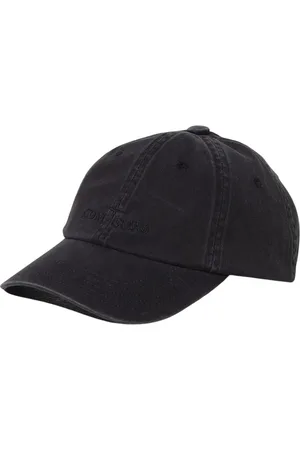 Stone Island Akcesoria, Mężczyzna, Czarny, ONE SIZE, Czapka Beanie z Włóczki Czarna