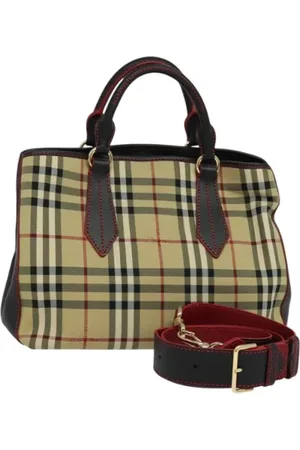 Burberry Pre-owned, Kobieta, Beżowy, ONE SIZE, Pre-owned Canvas handbags