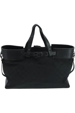 Gucci Pre-owned, Kobieta, Czarny, ONE SIZE, Pre-owned Canvas totes