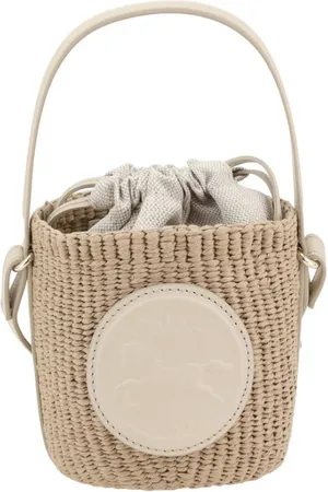 Chloé Torebki, Kobieta, Beżowy, ONE SIZE, Elegancka Horse Medal Bucket Bag