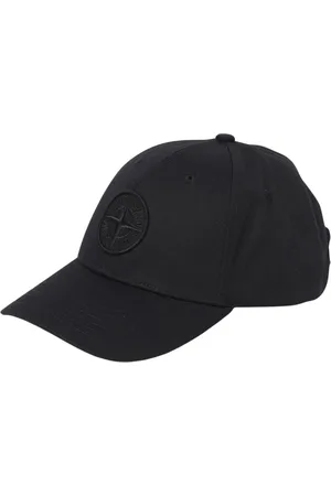 Stone Island Akcesoria, Mężczyzna, Czarny, ONE SIZE, Niebieska Czapka Baseballowa dla Mężczyzn