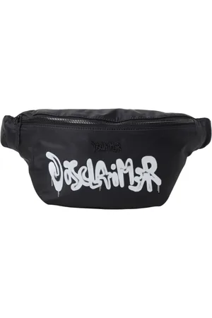 DISCLAIMER Torebki, Mężczyzna, Czarny, ONE SIZE, Nylon, Nowoczesna Czarna Torba na Ramię