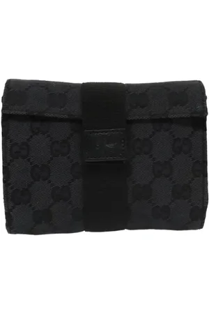 Gucci Pre-owned, Kobieta, Czarny, ONE SIZE, Pre-owned Canvas pouches