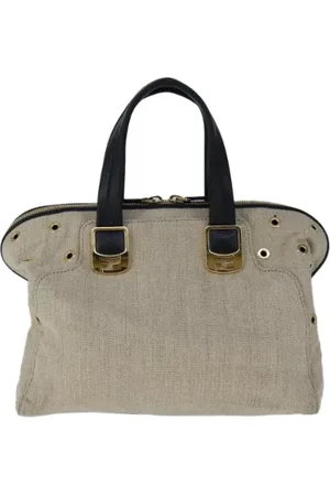Fendi Pre-owned, Kobieta, Beżowy, ONE SIZE, Pre-owned Canvas fendi-bags