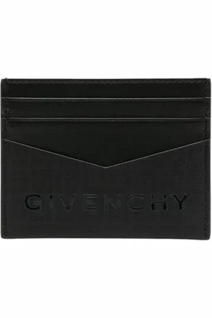 Givenchy Akcesoria, Mężczyzna, Czarny, ONE SIZE, Czarny Portfel na Karty z Skóry