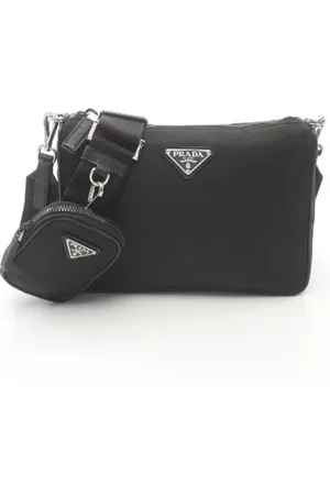 Prada Pre-owned, Kobieta, Czarny, ONE SIZE, Skóra, Pre-owned Canvas prada-bags