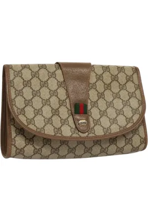 Gucci Pre-owned, Kobieta, Beżowy, ONE SIZE, Skóra, Pre-owned Leather clutches