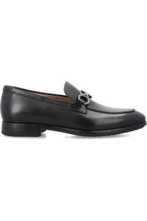 Salvatore Ferragamo Buty, Mężczyzna, Czarny, 44 EU, Skóra, Ponadczasowe mokasyny penny loafers