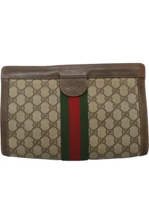 Gucci Pre-owned, Kobieta, Beżowy, ONE SIZE, Skóra, Pre-owned Leather clutches