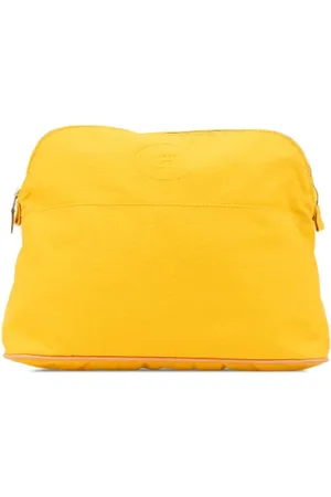 Hermès Pre-owned, Kobieta, Żółty, ONE SIZE, Pre-owned portfele płócienne