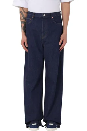 Gucci Jeansy, Mężczyzna, Niebieski, W31, Niebieskie Jeansyy O Szerokich Nogawkach Mężczyźni