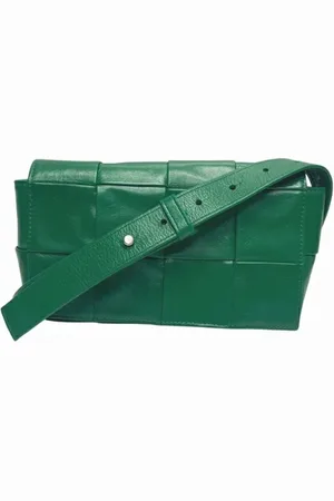 Bottega Veneta Pre-owned, Kobieta, Zielony, ONE SIZE, Skóra, Pre-owned Leather crossbody-bags
