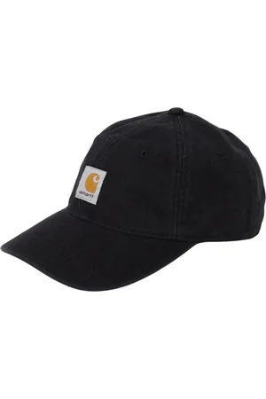 Carhartt Akcesoria, Mężczyzna, Czarny, ONE SIZE, Czarna czapka baseballowa z płótna