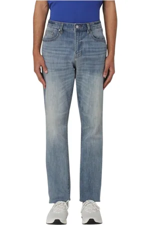 Armani Exchange Jeansy, Mężczyzna, Niebieski, W30, Denim, Klasyczne Jeansyy Denim
