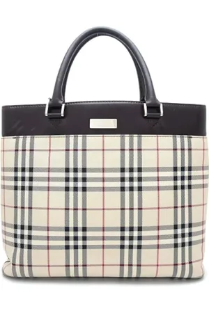 Burberry Pre-owned, Kobieta, Beżowy, ONE SIZE, Skóra, Pre-owned Canvas handbags
