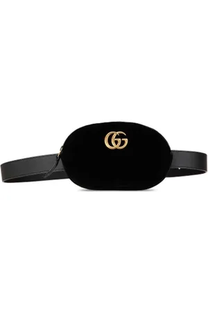 Gucci Pre-owned, Kobieta, Czarny, ONE SIZE, Pre-owned Velvet crossbody-bags