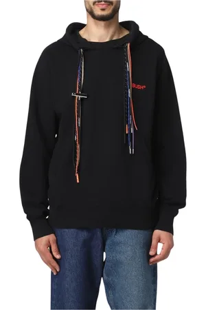 AMBUSH Bluzy, Mężczyzna, Czarny, S, Czarna Bluza z Kapturem