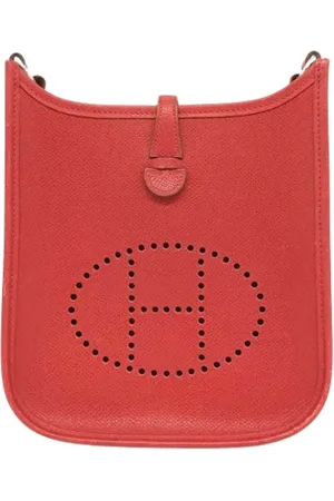 Hermès Pre-owned, Kobieta, Czerwony, ONE SIZE, Pre-owned skórzane torby na ramię