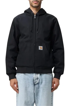 Carhartt Bluzy, Mężczyzna, Czarny, M, Czarna Bluza Swirl dla Mężczyzn