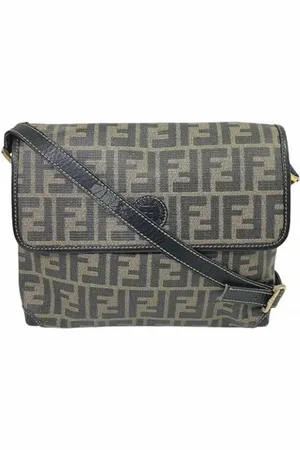 Fendi Pre-owned, Kobieta, brązowy, ONE SIZE, Pre-owned Canvas shoulder-bags
