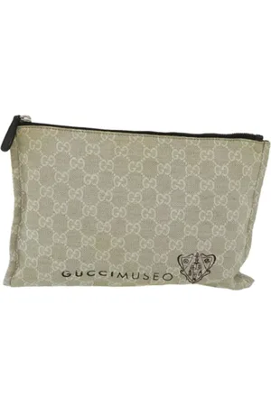 Gucci Pre-owned, Kobieta, Beżowy, ONE SIZE, Pre-owned Canvas gucci-bags