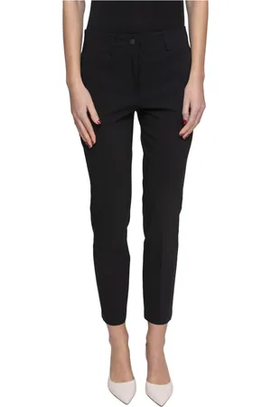 LIVIANA CONTI Spodnie, Kobieta, Czarny, XS, Czarne Spodnie Damskie Stylowe Y69-0