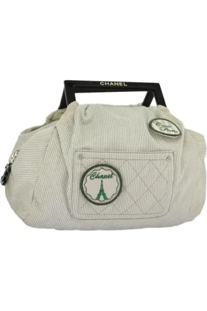 CHANEL Pre-owned, Kobieta, Beżowy, ONE SIZE, Pre-owned Canvas handbags