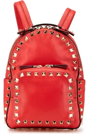 VALENTINO Pre-owned, Kobieta, Czerwony, ONE SIZE, Skóra, Pre-owned Leather backpacks