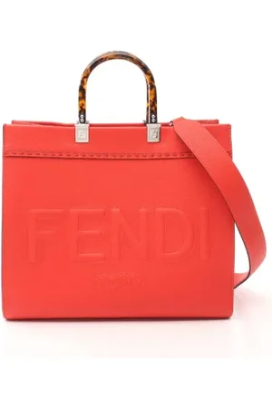 トートバッグ FENDI SUNSHINE FF MEDIUM SHOPPER BAG Fendi Sunshine Medium Fabric Brown | Fendi