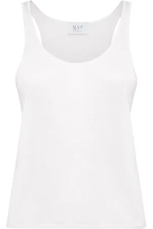 MVP Wardrobe Koszulki, Kobieta, Biały, S, Vanessa Knit TOP
