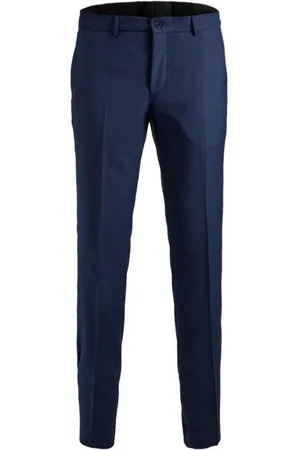 JACK & JONES Spodnie, Mężczyzna, Niebieski, 4XL, Eleganckie Spodnie Medieval