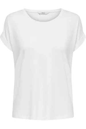 ONLY Koszulki, Kobieta, Biały, XL, Biała koszulka z krótkim rękawem 15106662