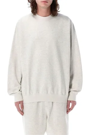 Y-3 Bluzy, Mężczyzna, Szary, M, Szara Oversized Bluza Modny Streetwear