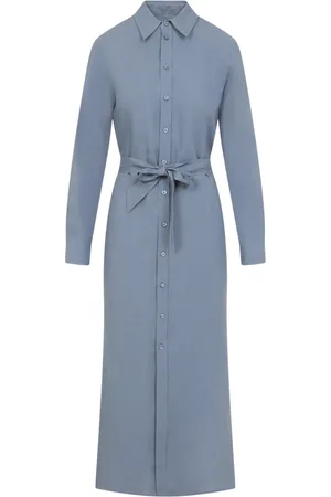 Ralph Lauren Sukienki, Kobieta, Niebieski, M, Odzież damska Sukienka Niebieska Ss 25