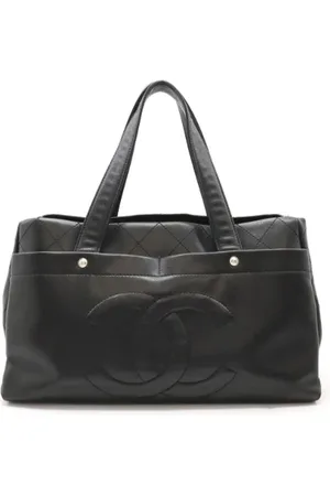 CHANEL Pre-owned, Kobieta, Czarny, ONE SIZE, Skóra, Pre-owned Leather totes