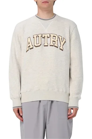 Autry Bluzy, Mężczyzna, Biały, S, Klasyczny Crewneck Sweatshirt