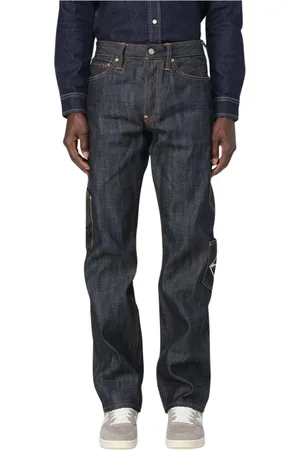 Evisu Jeansy, Mężczyzna, Niebieski, W29, Denim, Jeansyy z naszywkami