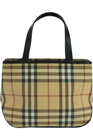 Burberry Pre-owned, Kobieta, Beżowy, ONE SIZE, Skóra, Pre-owned Canvas handbags