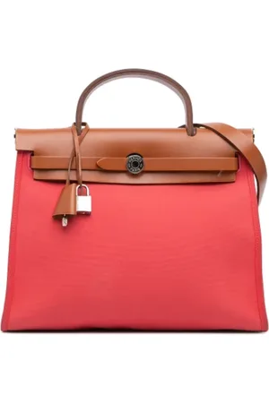Hermès Pre-owned, Kobieta, Czerwony, ONE SIZE, Skóra, Pre-owned Canvas handbags