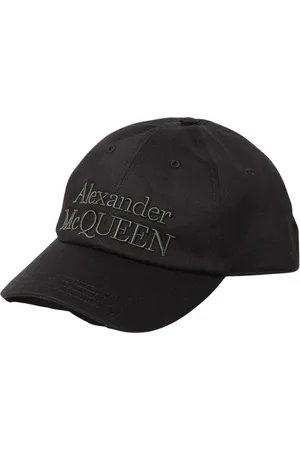 Alexander McQueen Akcesoria, Mężczyzna, Czarny, M, Logo Baseball Cap